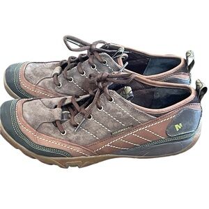 Merrell Shoes Womens 9.5 Mimosa Lace Cocoa Hiking Trail Sneakers J68164 Brown